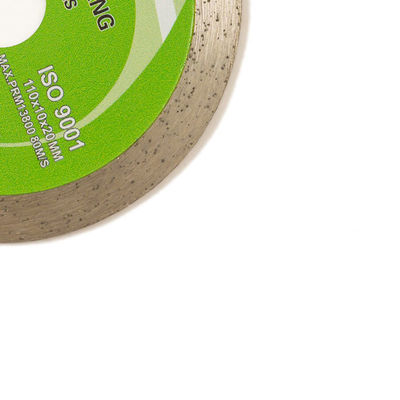 4.3inch 110×1.2/1.8×10×20mm κρύα λεπίδα διαμαντιών πλαισίων Τύπου συνεχής για κεραμικό, μάρμαρο με τη μακριά τέμνουσα ζωή