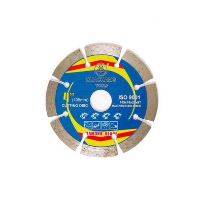 Υψηλός - ποιότητα 4,5 καυτός Τύπος λεπίδων διαμαντιών ίντσας 105×1.2/1.8×10×20×8T συγκεκριμένος για το γενικό σκοπό, το Stone και το σκυρόδεμα