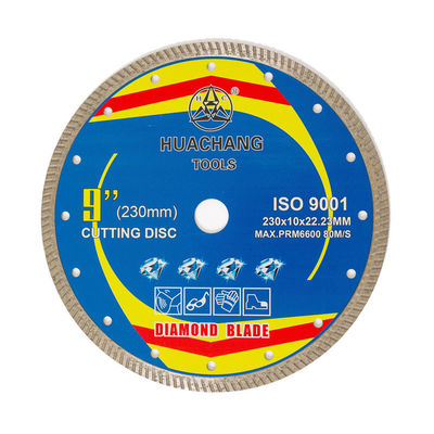 υψηλός - ποιότητα 9inch 230mm λεπίδα 230 X 22mm διαμαντιών πορσελάνης