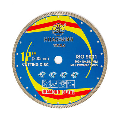 η λεπίδα διαμαντιών πορσελάνης 12inch 300mm για τα τέμνοντα κεραμίδια 25.4mm πορσελάνης άντεξε