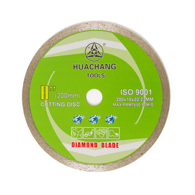 200mmx22.23mm συνεχής λεπίδα διαμαντιών πλαισίων 8 ίντσας για την τεκτονική