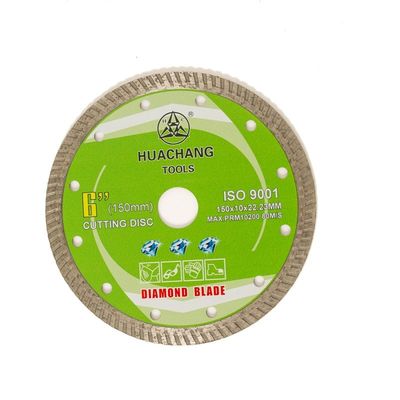 6inch 7» στροβιλο λεπίδα διαμαντιών για το τέμνον κεραμίδι 150x22.23mm πορσελάνης γρανίτη