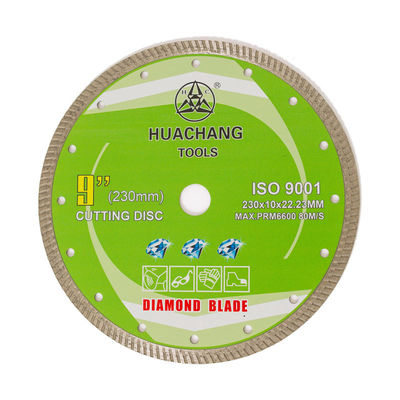 Κρύα λεπίδα διαμαντιών Τύπου 9inch “230×1.8/3.0×10×22.23mm στροβιλο για το γενικό σκοπό, κεραμικός, μαρμάρινος και συγκεκριμένος