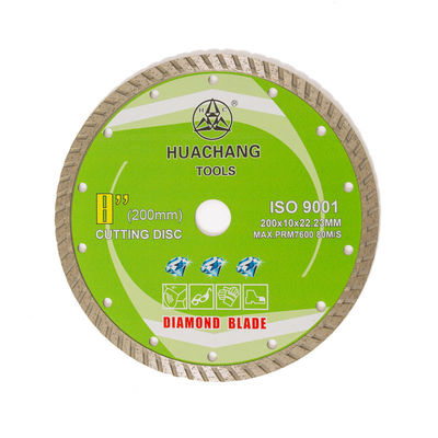 200mm X 22mm στροβιλο τύπος 8 λεπίδων διαμαντιών» κρύος Τύπος λεπίδων πριονιών διαμαντιών