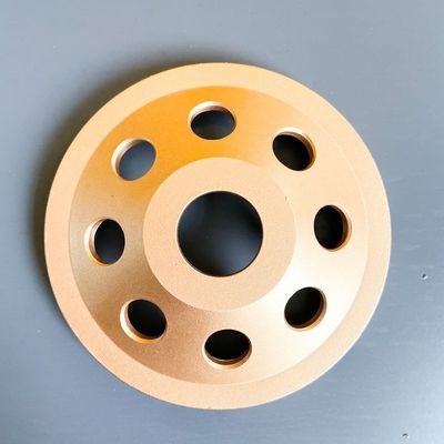 Το υψηλού επιπέδου λέιζερ 4.5inch ένωσε στενά ρόδα φλυτζανιών διαμαντιών υπόλοιπου κόσμου 115mm την ενιαία για τα συγκεκριμένα, πέτρινα, σκληρά οικοδομικά υλικά