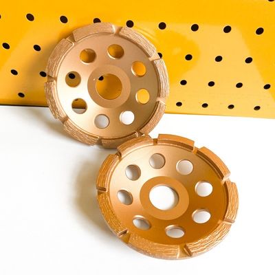 Το υψηλού επιπέδου λέιζερ 4.5inch ένωσε στενά ρόδα φλυτζανιών διαμαντιών υπόλοιπου κόσμου 115mm την ενιαία για τα συγκεκριμένα, πέτρινα, σκληρά οικοδομικά υλικά