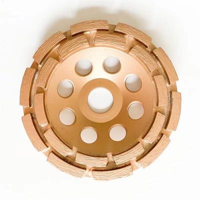 115mm 4-1/2 μέσα. Διπλή ρόδα φλυτζανιών διαμαντιών υπόλοιπου κόσμου για το πέτρινο διπλό φλυτζάνι διαμαντιών