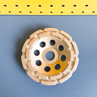 115mm 4-1/2 μέσα. Διπλή ρόδα φλυτζανιών διαμαντιών υπόλοιπου κόσμου για το πέτρινο διπλό φλυτζάνι διαμαντιών