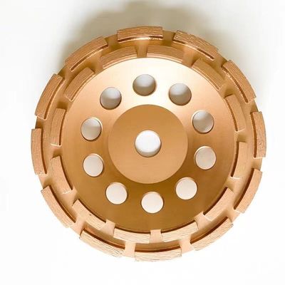 6 ίντσα 150mm άκαμπτος διπλός τροχός άλεσης φλυτζανιών υπόλοιπου κόσμου 6 ρόδα φλυτζανιών διαμαντιών