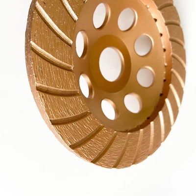 Εργαλείο 5inch 125×4.5×20×22.23mm HuaChang συνεχής στροβιλο αλέθοντας ρόδα φλυτζανιών διαμαντιών για το σκυρόδεμα, Stone