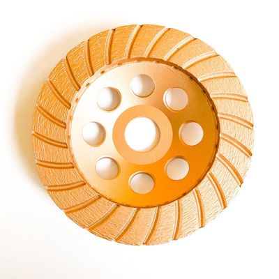 Εργαλείο 5inch 125×4.5×20×22.23mm HuaChang συνεχής στροβιλο αλέθοντας ρόδα φλυτζανιών διαμαντιών για το σκυρόδεμα, Stone