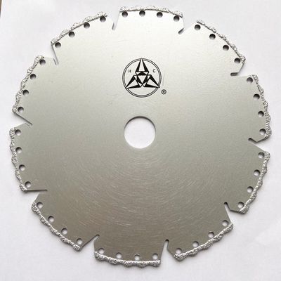 συγκολλημένη λεπίδα διαμαντιών 5inch 125x22.23mm κενό για την πέτρινη κοπή