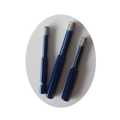 κομμάτια τρυπανιών πυρήνων διαμαντιών 10*65*10mm ξηρά για τα μαρμάρινα κομμάτια τρυπανιών πορσελάνης κεραμιδιών Ganite με υψηλό - ποιοτικά μακρά ζωή