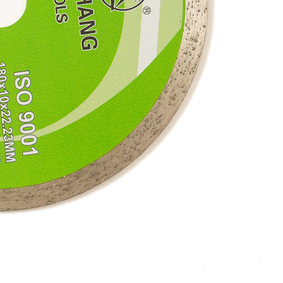 υψηλός - ποιοτικός 7inch κρύος Τύπος 180×1.6/2.2×10×22.23mm συνεχής λεπίδα διαμαντιών πλαισίων για κεραμικό, μάρμαρο