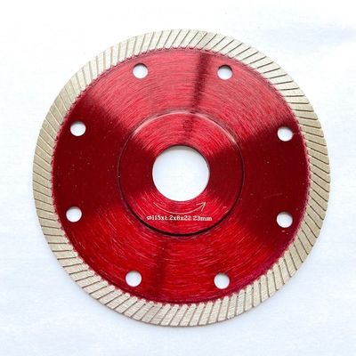 5inch 125x0.8/1.2x8x22.23mm κεραμική λεπίδα διαμαντιών για το γενικό σκοπό, κεραμικό, τούβλο
