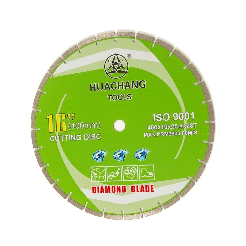 12 η» 13» 14» τετμημένη 16inch τέμνουσα λεπίδα 400mm λεπίδα 25.4mm πριονιών διαμαντιών άντεξε
