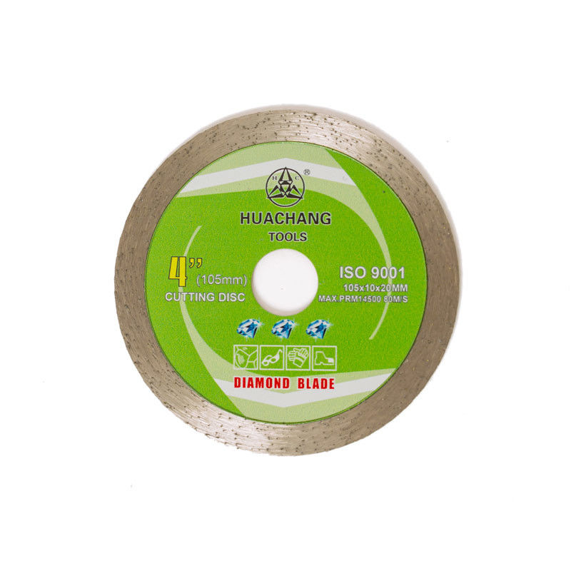 105×1.2×20MM συνεχής λεπίδα διαμαντιών πλαισίων 4 ίντσας για την τεκτονική κεραμιδιών