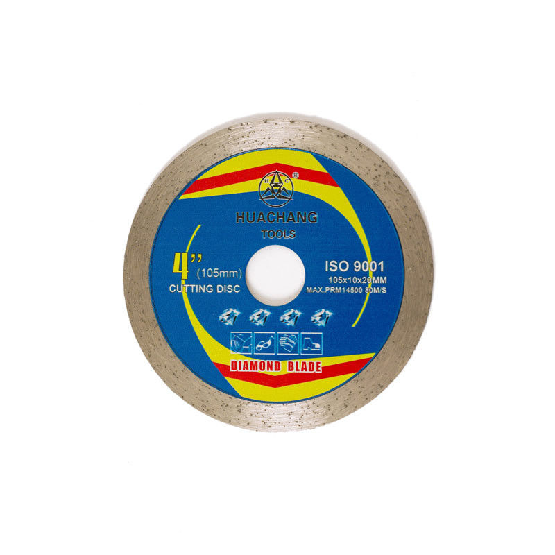 Το καυτό κεραμίδι διαμαντιών Τύπου 4inch 105*1.8/1.2*10*8*20mm είδε τις λεπίδες για το γενικό σκοπό, κεραμικός, μαρμάρινος και συγκεκριμένος