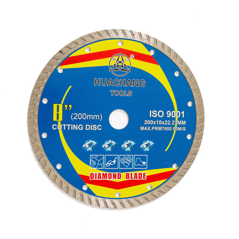 7» λεπίδα 200mmx22.23mm διαμαντιών πορσελάνης πλακών 8 ίντσας» τέμνουσα ρόδα διαμαντιών 8