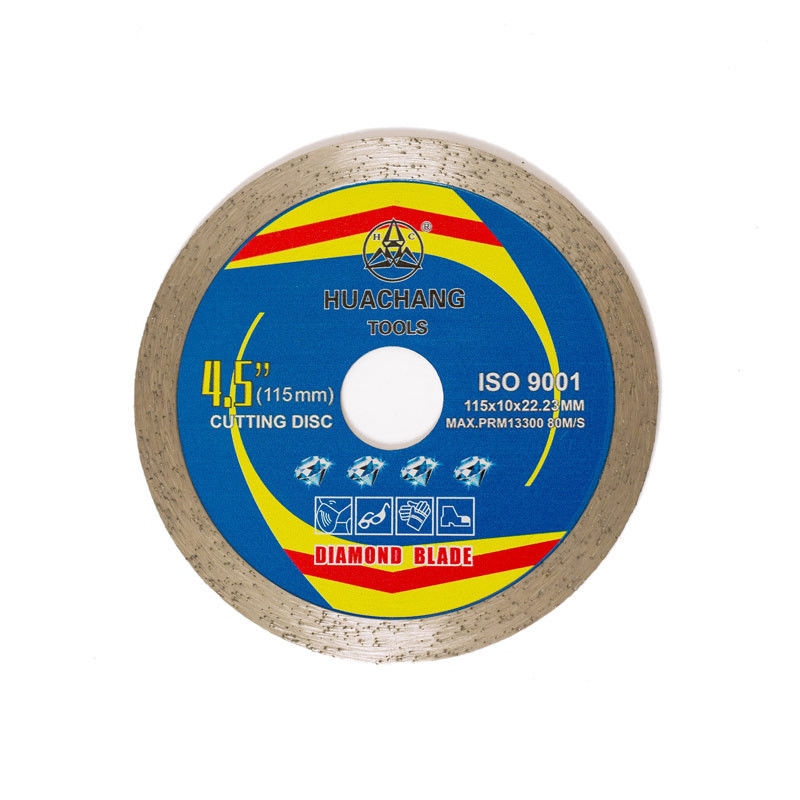 4.5inch οι λεπίδες πριονιών διαμαντιών 3 ιντσών για την πορσελάνη κεραμώνουν τον τέμνοντα δίσκο κεραμιδιών 115x22.23mm 115mm