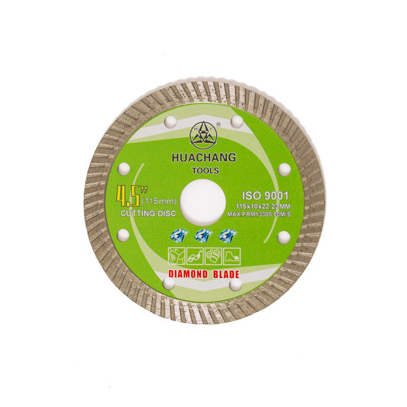 4,5 ίντσα 115mmx22.2mm στροβιλο λεπίδα διαμαντιών πλαισίων κυμάτων γενικού σκοπού για τις ομαλές περικοπές τεκτονικών