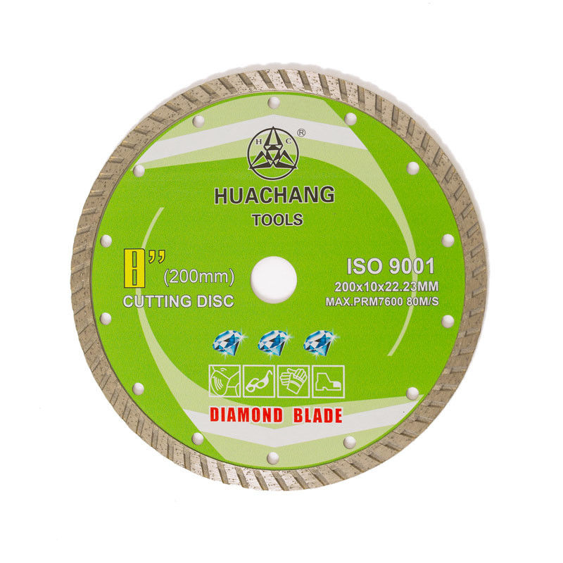 200mm X 22mm στροβιλο τύπος 8 λεπίδων διαμαντιών» κρύος Τύπος λεπίδων πριονιών διαμαντιών