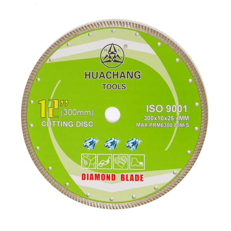 10 η στροβιλο λεπίδα 300mm 250mm 25.4mm διαμαντιών ίντσας άντεξε τον τέμνοντα δίσκο διαμαντιών 12 ίντσας