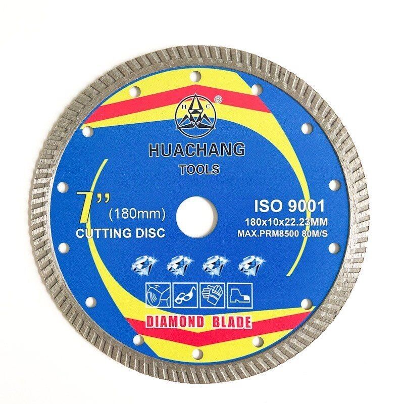 6 ίντσα 180mm λεπίδα διαμαντιών υψηλή - τέμνων δίσκος ποιοτικής πορσελάνης για το μύλο γωνίας 22.23mm Boree