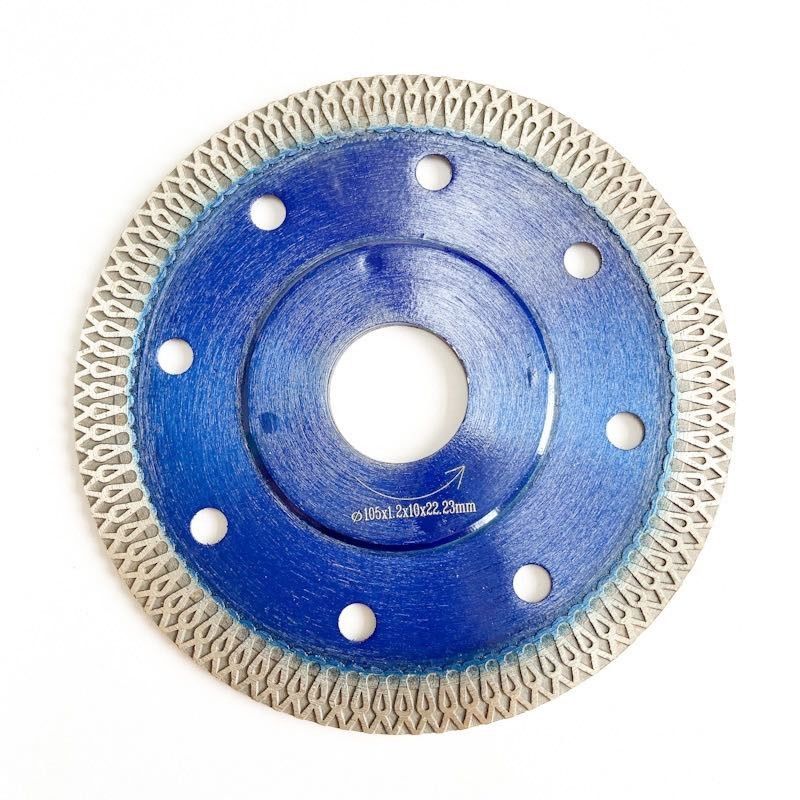 Υψηλός - ο ποιοτικός καυτός Τύπος 4inch 105x0.8/1.2x10x20mm μπλε κυκλικό διαμάντι είδε τη λεπίδα για το γενικό σκοπό, κεραμικό, τούβλο