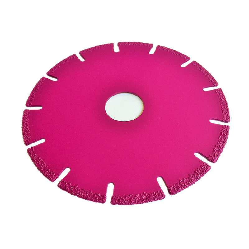 Καλός φανείτε 5inch 125×1.4/2.2×5×22.23×15T σκουπίζει το συγκολλημένο διαμάντι που αλέθει με ηλεκτρική σκούπα τον τέμνοντα δίσκο για το πέτρινο κεραμικό πλαστικό μάρμαρο