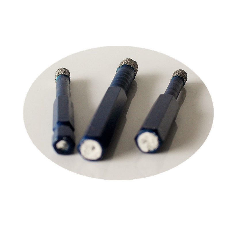 κομμάτι τρυπανιών πυρήνων διαμαντιών 10x65x10mm ξηρό για το κεραμικό μάρμαρο πορσελάνης κεραμιδιών γρανίτη
