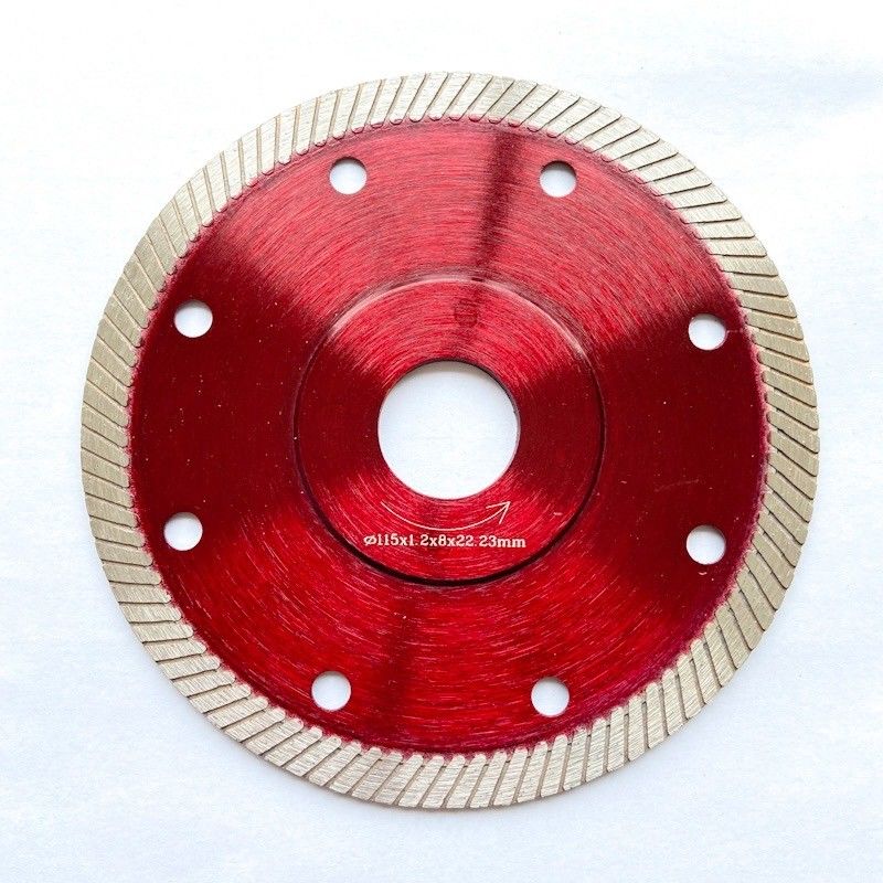 5inch 125x0.8/1.2x8x22.23mm κεραμική λεπίδα διαμαντιών για το γενικό σκοπό, κεραμικό, τούβλο