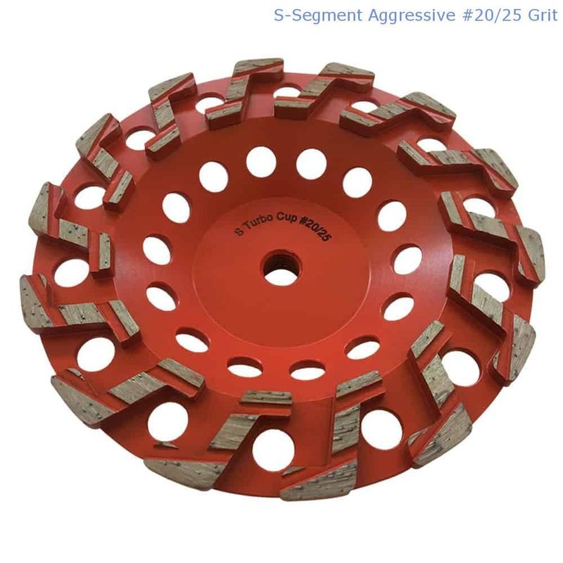 τετμημένο αλέθοντας φλυτζάνι 230mm 125 X 22.2mm διαμαντιών συγκεκριμένος τροχός άλεσης 9 ίντσας